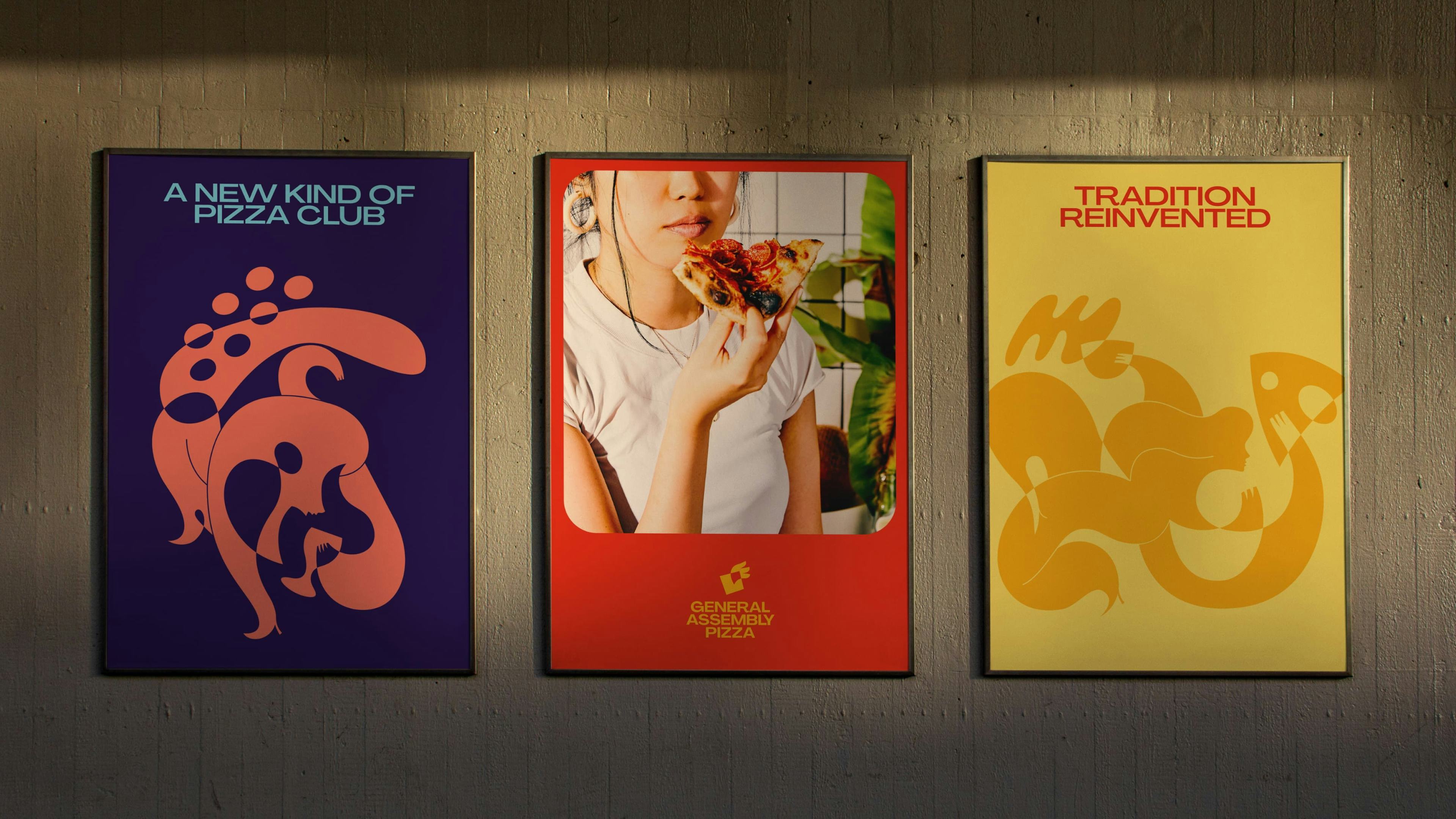 Photography, art direction and content creation for General Assembly Pizza.